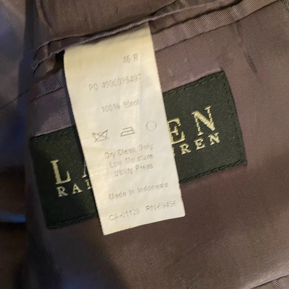 Ralph Lauren shark grey  Men's Suit 46R - Picture 7 of 9